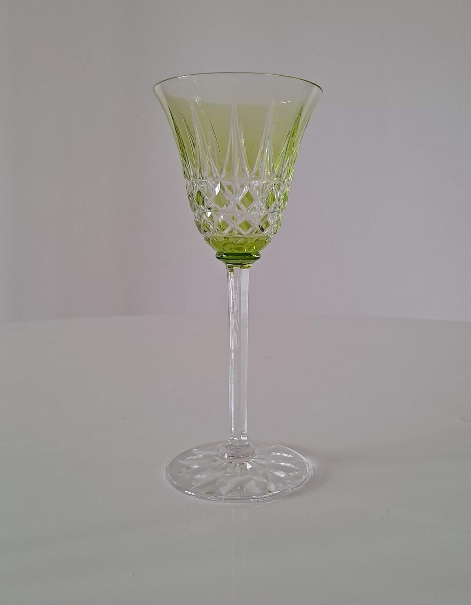 Verres cristal de Saint-Louis, service Florence