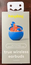 Heyday True Wireless Bluetooth Earbuds - Bright Blue - NEW