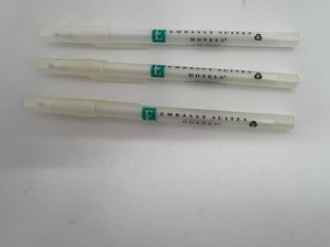 Embassy Suites Hotels Hilton World Clear Black Green Advertising Ballpoint Pen 3