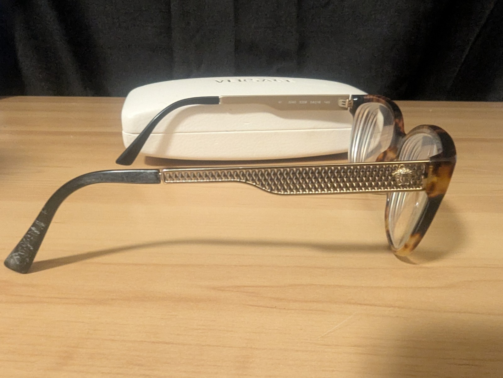 Versace VE 3240 Eyeglasses Frames Havana Gold Black 5208 Authentic 54 16 140 thumbnail 15