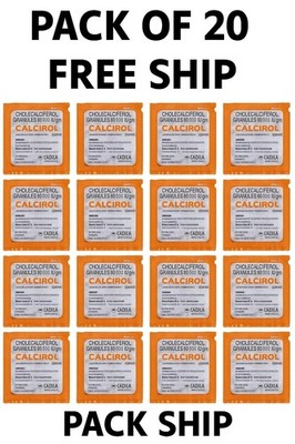 Calcirol Granules 60,000 IU x 20 | Vitamin D3 Supplement | Bone Health Supupport