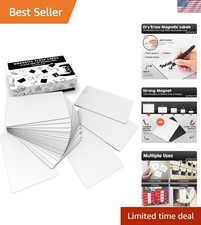 Versatile 20-Pack Dry Erase Magnetic Labels, 7.3 x 5.6 in - Instant Organization