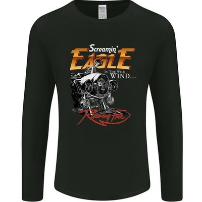 Screaming Eagle Biker Motorrad Herren Langarm T-Shirt
