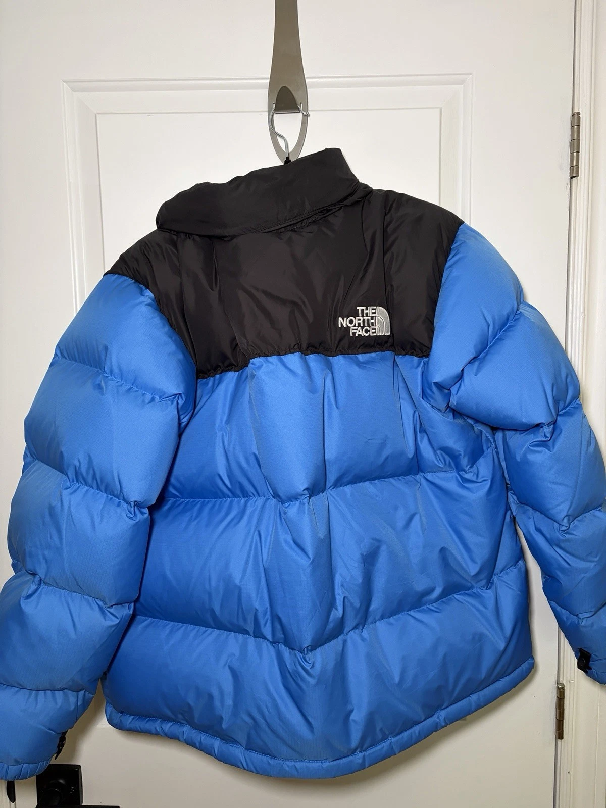 The North Face Men’s 1996 Retro Nuptse 700 Down Puffer Jacket Blue Black L image 2