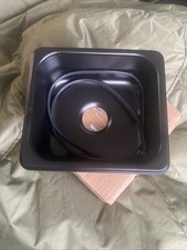 175 * 160 * 70mm Drop in Black Bar/Kitchen Sink Stainless Steel 