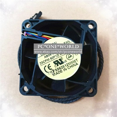 GENUINE DELL FCN 5625 5.6CM X2JYK DC12V 0.4A 4-wire PWM FANP/N DFS562512MM0T