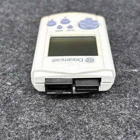 OEM Authentic White Dreamcast VMU - Acceptable Condition Tested No Batteries