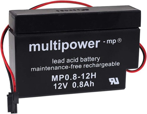 Batterie au Plomb Powery (multipower) pour Volet Roulant Solaire Maison & Maison 12V 800mAh/9,6Wh Lea - Photo 1/3