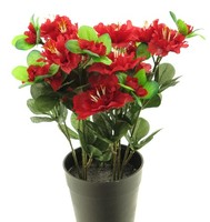 KüNstliche Azalea Azalee Azalien Rhododendron Im Topf Ca. 28 Cm Kunstblume