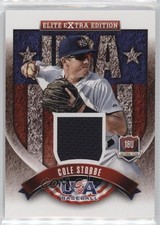 2015 Panini Elite Extra Edition USA Baseball 18U Game Jerseys Cole Stobbe #2 2p7