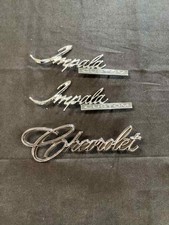 1969-1976 Chevy Impala Custom Chrome Emblem Set. 1921