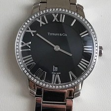 Tiffany Atlas Dome bezel diamond ladies wristwatch quartz