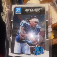 2016 NFL Optic Derrick Henry Rated Rookie Card.