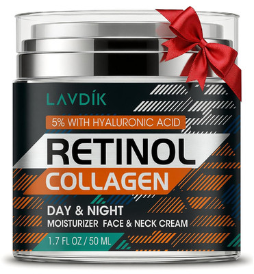 Retinol Cream for Face with Hyaluronic Acid, Moisturizer Anti Aging Collagen Cre