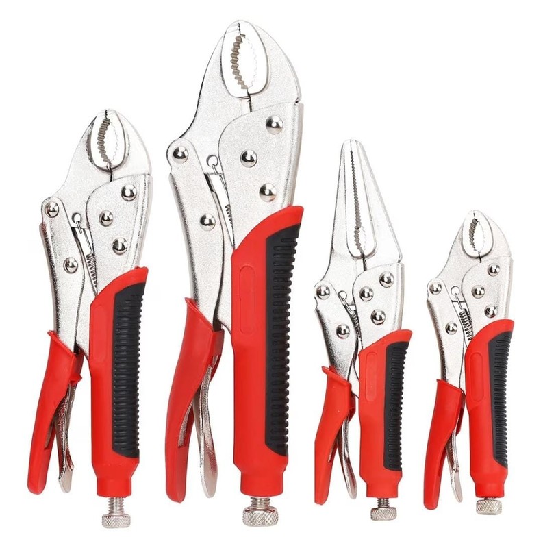 4-pieces Locking Pliers Set With Heavy Duty Grip