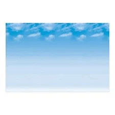 Fadeless Wispy Clouds Design Bulletin Board Papers - 48" X 50 Ft - 1 Roll