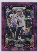 2023 Panini Prizm Purple Ice Prizm 151/225 Bailey Zappe #200 pe8