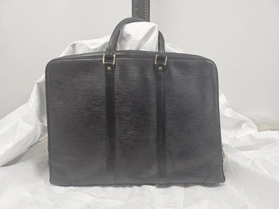 Louis Vuitton Porte Documents Voyage GM Épi Noir – Authentique – France 1999 - Photo 1/4