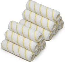 Paint Roller Covers, 12-Pack 9 Inch Shedless Paint Roller Covers 1/2 Inch Nap, C