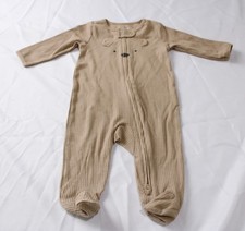 Carter's Babies Bear 2-Way Zip Ribbed Sleep  Play Pajamas MS7 Blue Size 6M NWT