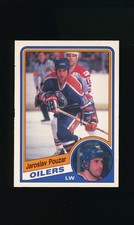 1984-85 OPC #256 Jaroslav Pouzar * Left Wing * Edmonton Oilers * EX *