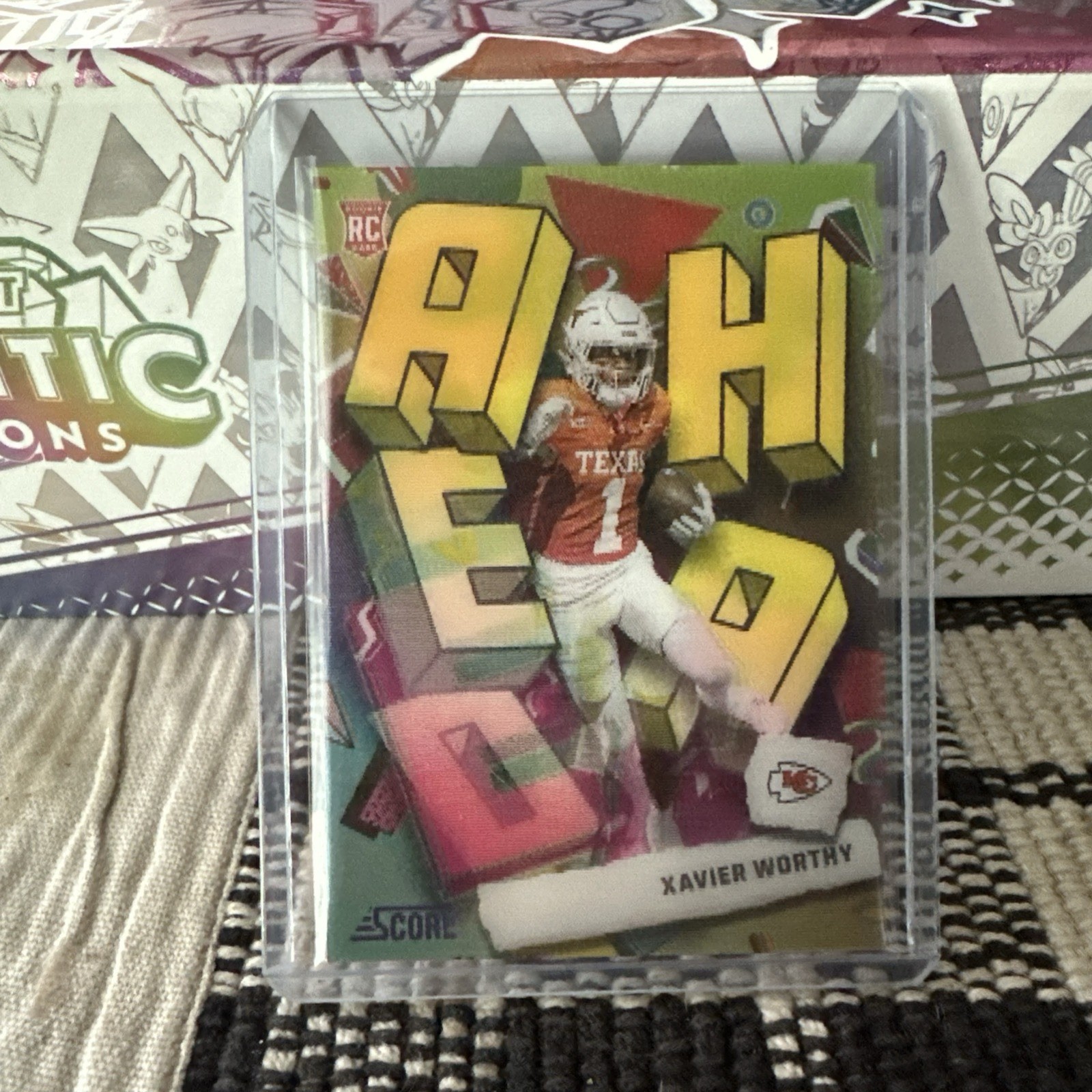 2024 PANINI SCORE XAVIER WORTHY STEP AHEAD CASE HIT ROOKIE CARD