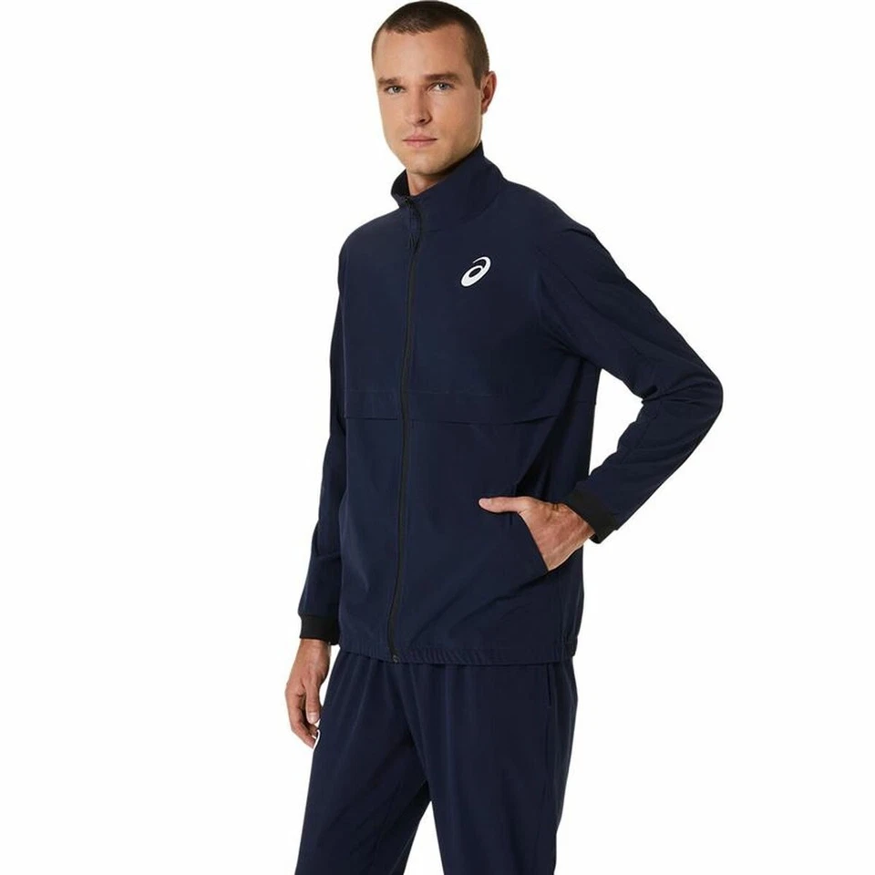 Chaqueta Deportiva para Hombre Asics Match Azul - Imagen 3 de 4