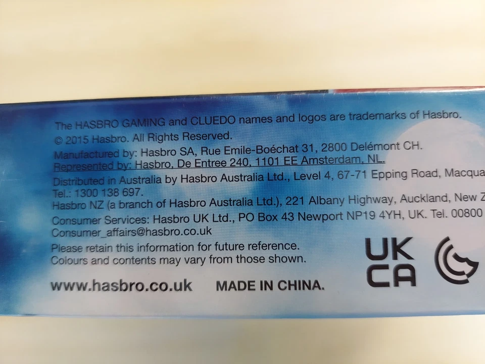 CLUEDO The Classic Mystery Board Game by Hasbro 2015 - Brand New & Sealed - Image 3 of 4