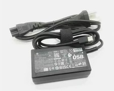 New Genuine 65W 20V 1P3K6UT USB-C Charger for HP Chromebook X360 14 15 11 12 US