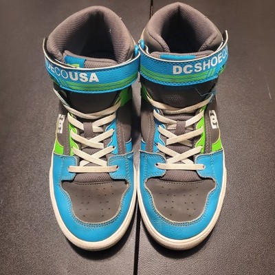 DC Youth Boys Size 7 Pure HighTop EV Big Kid Multicolor Skateboard y2k