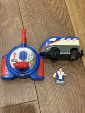 Geotrax Blue Stand Alone Aero  Eric Train Engine Remote 2006 Works Fisher Price