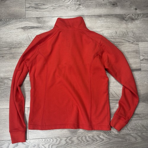 Ralph Lauren Polo BIG Horse GIRLS Size 8-10 Small Orange And Blue 1/4 Zip - Picture 4 of 5