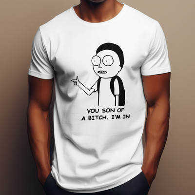You Son Of a Bitch I'm In Morty Rick & Morty Cartoon T-Shirt TV Show