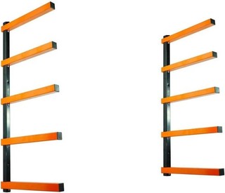 Lumber Storage Rack 5 Level System 110lbs (50kg) Level metal Screws For Auction
