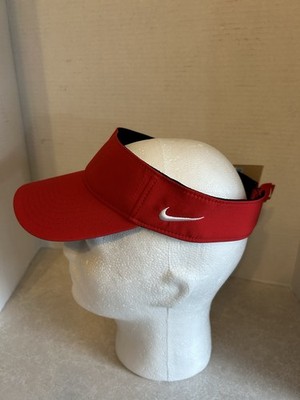 Nike Golf Visor. M/L Strapback. Unisex. NWT. Sharp Red!