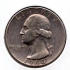 1960 D Washington Quarter (809)