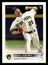 Aaron Ashby 2022 Topps #78 Milwaukee Brewers ROOKIE Buy10get5FREE