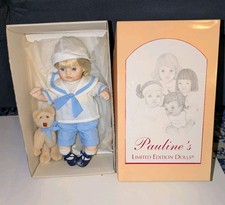 VERY RARE PAULINE'S LIMITED EDITION DOLLS STEVEN LIMITED EDITION