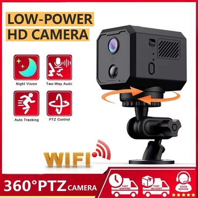 Mini Wifi HD 360°PTZ Surveillance Camera PIR Night Vision Motion Detection