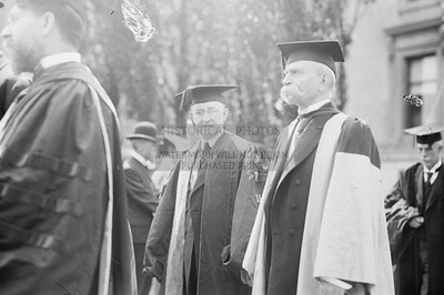 COLUMBIA UNIVERSITY COMMENCEMENT 1908 DR WHITE PROF C F CHANDLER ACADE 4X6 PHOTO