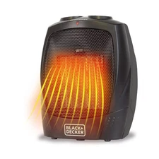 BLACK+DECKER Personal Ceramic Indoor Heater Black