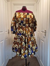 Ankara off shoulder Dress Women's Size 18/22