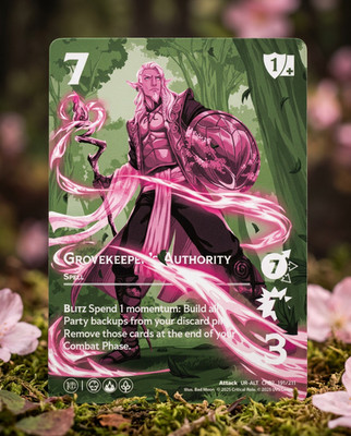 UniVersus Grovekeeper's Authority (Alternate Art) - #191 - NM - Critical Role