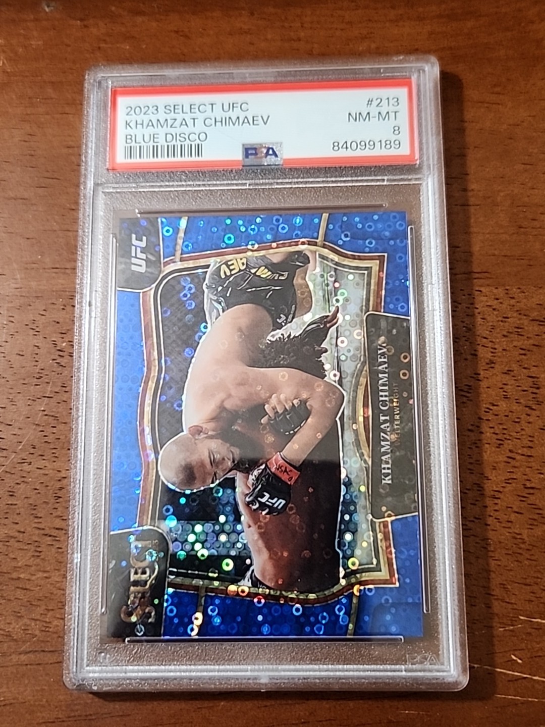 2023 khamzat chimaev BLUE  Disco PSA8  45/49