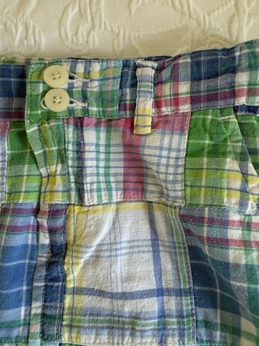 Polo Ralph Lauren 5 Little Girl's Cotton Plaid Patchwork Madras Skirt - Preppy - Picture 6 of 7