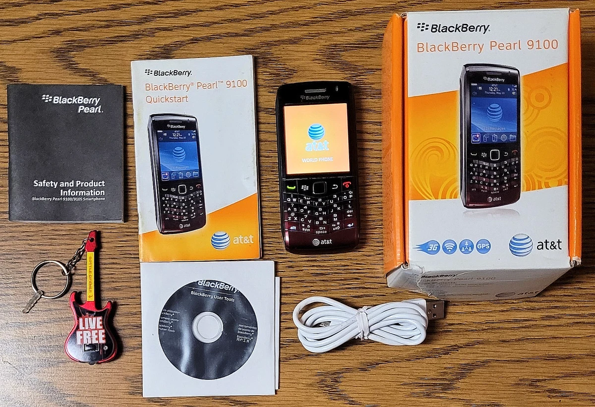 BlackBerry - Custodia in Pelle d'Agnello per Pearl 8100/9100, Colore Nero