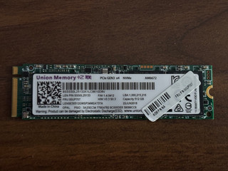 Union Memory 512GB NVME PCIE 3.0