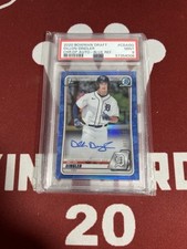 2020 Bowman Draft Dillon Dingler 1st Bowman Chrome Blue Auto /150 PSA 9