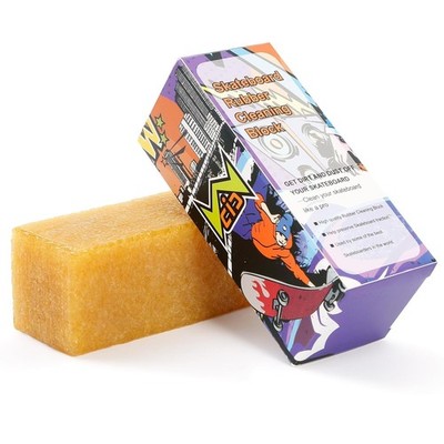 Skateboard Griptape Cleaner Stick - Rubber Non-Damaging Eraser Bar for Restor...