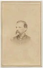 Original 1860s Civil War CDV Photo Saginaw City Michigan Captain 23rd MVI Signed